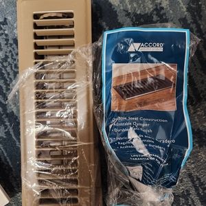 Accord 4-in x 12-in 2-way Steel Brown Floor Register